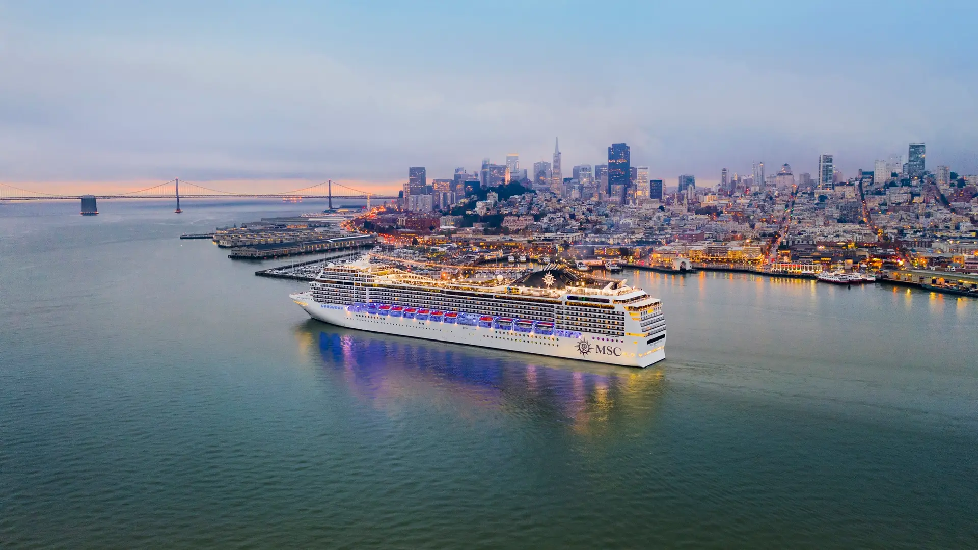 MSC Magnifica at sea