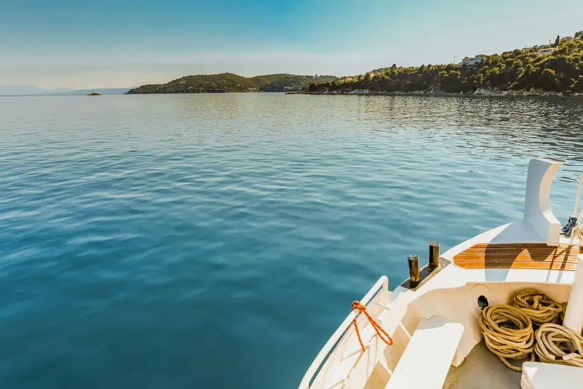 European autumn in the Aegean Sea