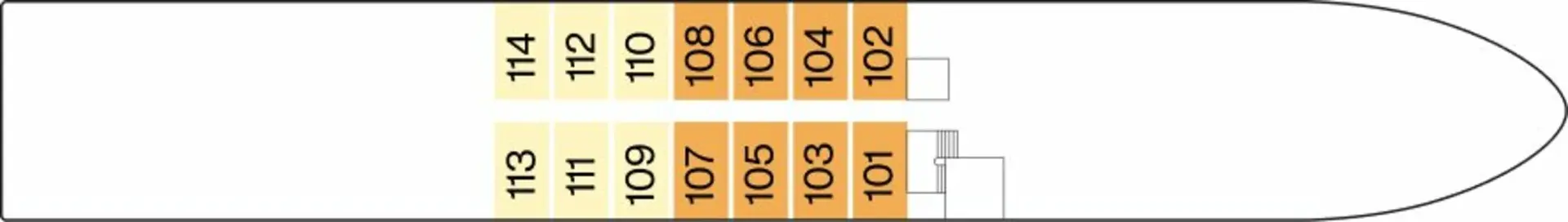 Douro Deck plan