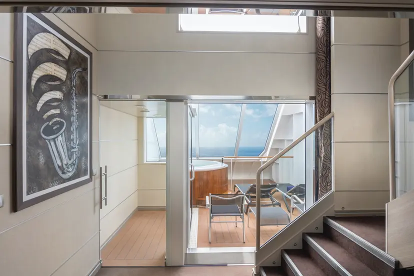 MSC Yacht Club Duplex Suite with Whirlpool