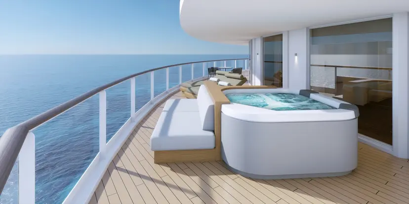 The Haven Aft-Facing Penthouse with Large Balcony