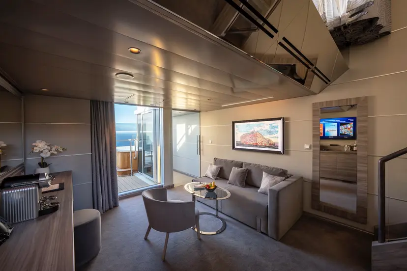 MSC Yacht Club Duplex Suite with Whirlpool Bath