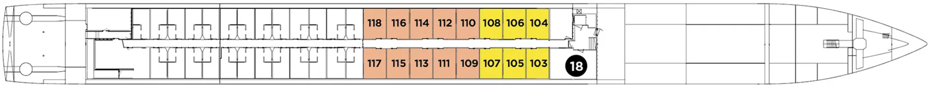 Indigo Deck plan